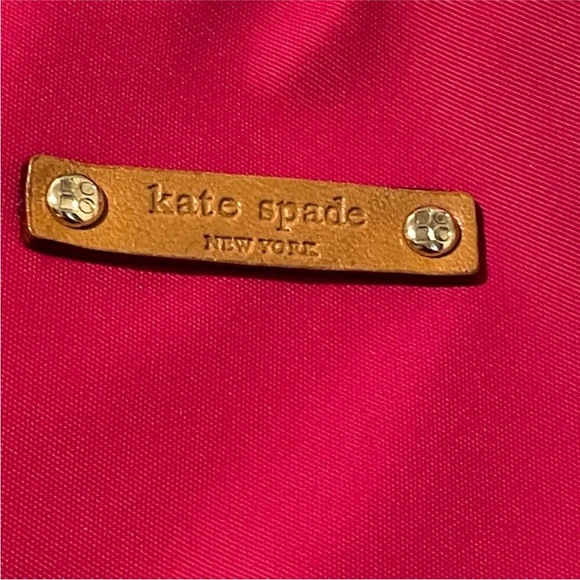 Kate Spade Pink Satchel with Tan Handles - Picture 3 of 14